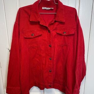 Red Corduroy Jacket
